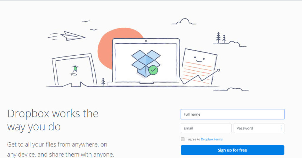 Dropbox_web_app