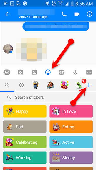 Facebook_messenger_Stickers_pack_on_mobile