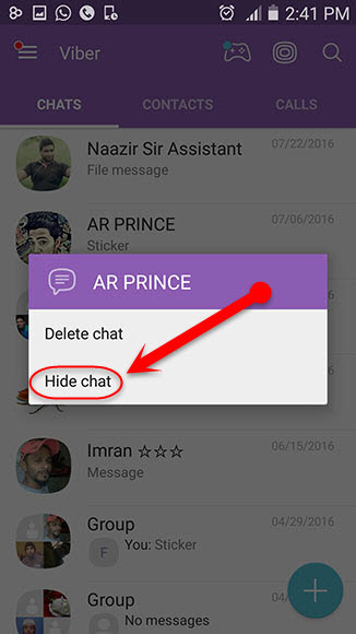 Hide_chats_on_Viber