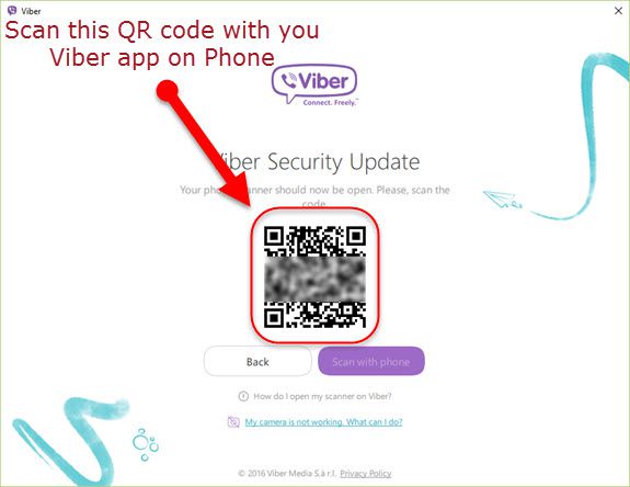 Viber_QR_code_on_Windows_Software