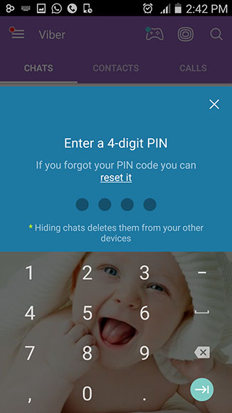 Hide_chats_on_Viber_Phone