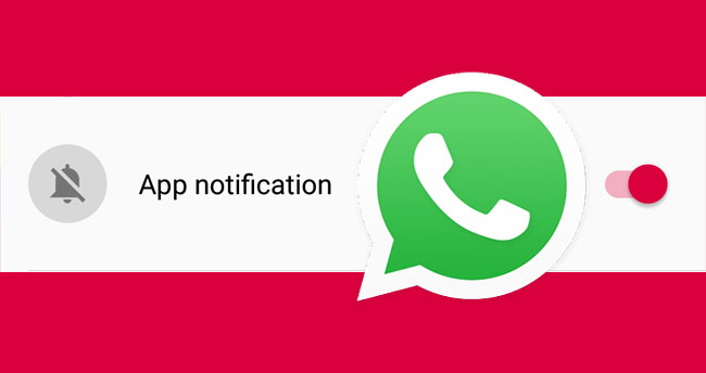 turn off WhatsApp notifications