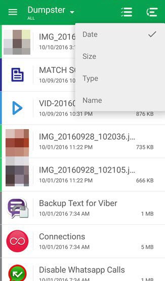 dumpster_android_app