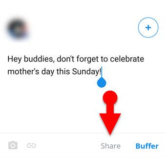 Schedule_Facebook_post_from_Buffer_Android_app
