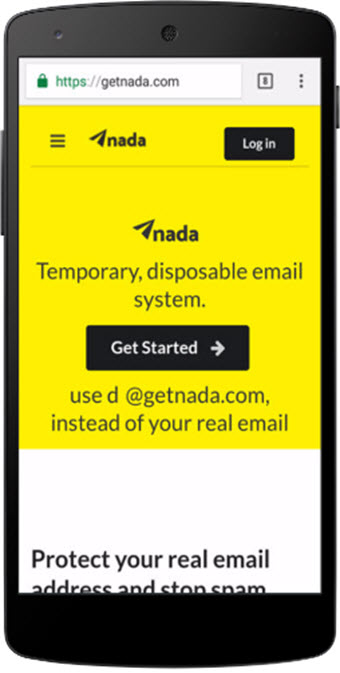 NADA Fake Email Address Generator