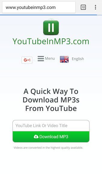 Youtubeinmp3 online ringtone maker website