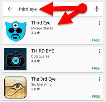 Android Third Eye App