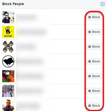 Block Annoying Friends on Facebook