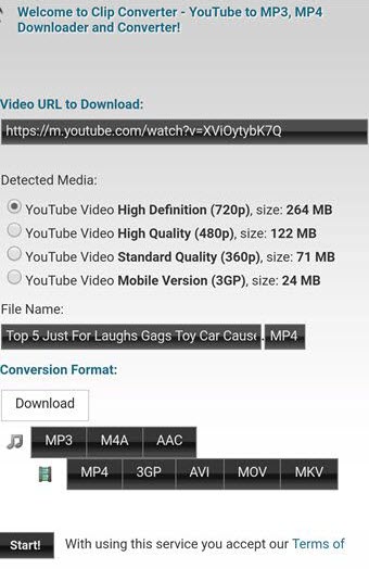 Free youtube to mp4 converter online Clipconverter cc