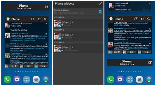 best twitter feed widget for Android