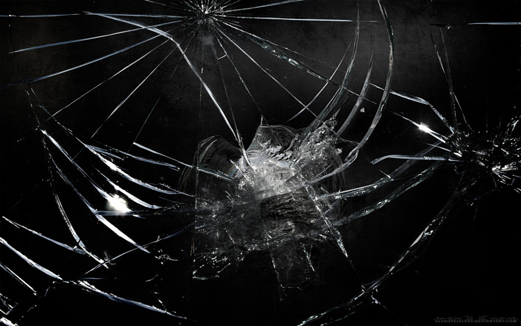 cracked screen background