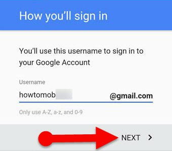 email account without phone number