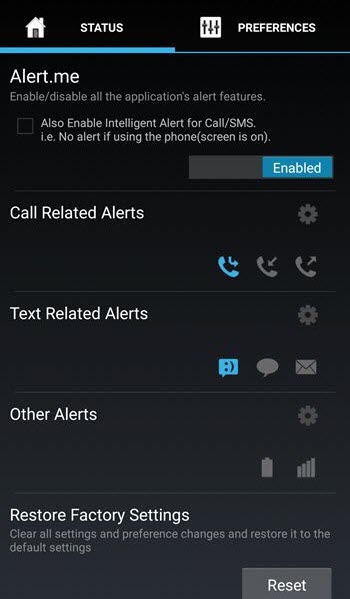 Alert.Me app for Android