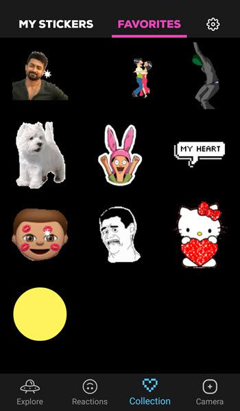 GIPHY animated Sticker app