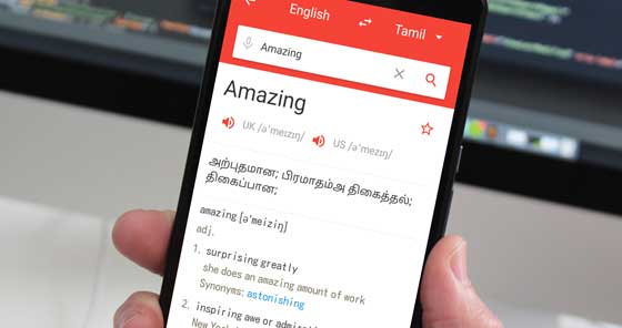 English To Tamil Dictionary App