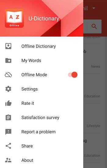 Offline English To Tamil Dictionary App Android
