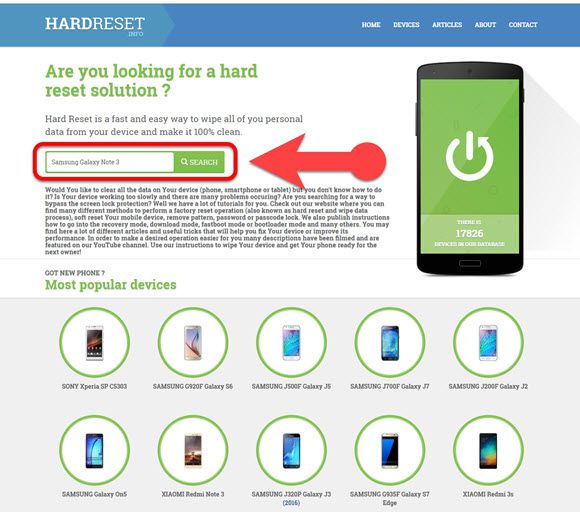 how to factory reset