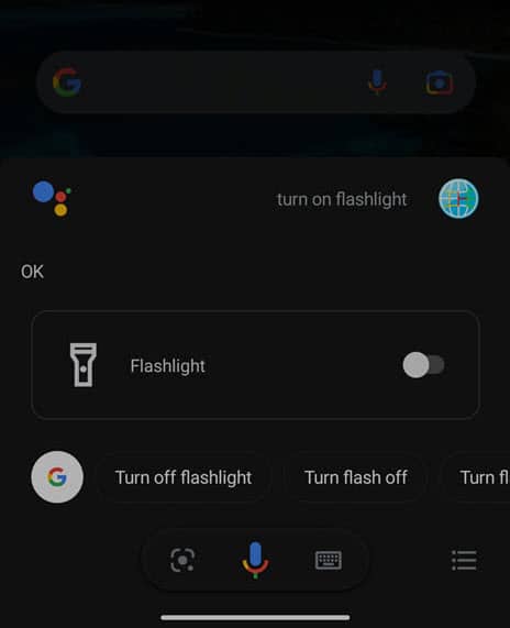 Tell your Google Assistant to Turn on Flashlights