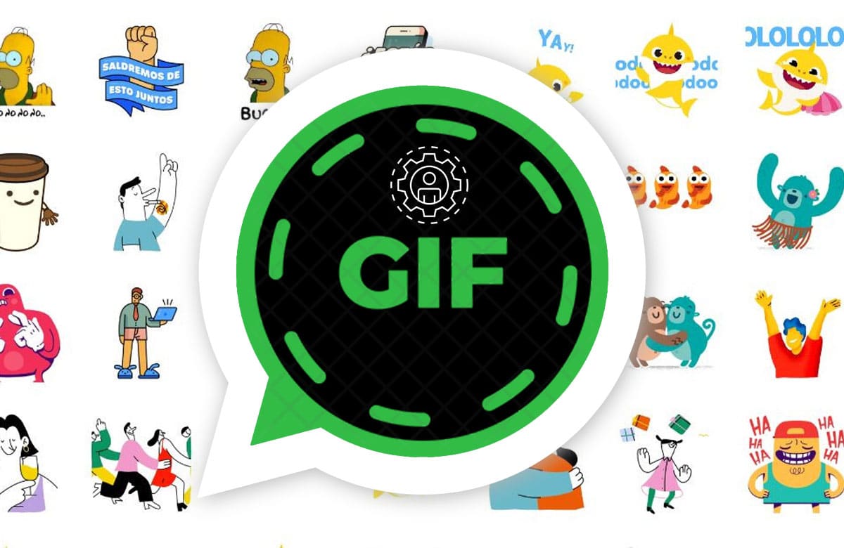 How to make gif stickers on whatsapp? 