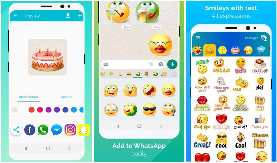 WhatSmiley Emojis WASticker