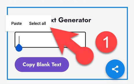 Invisible Character Generator