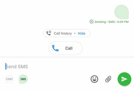 Invisible Character SMS