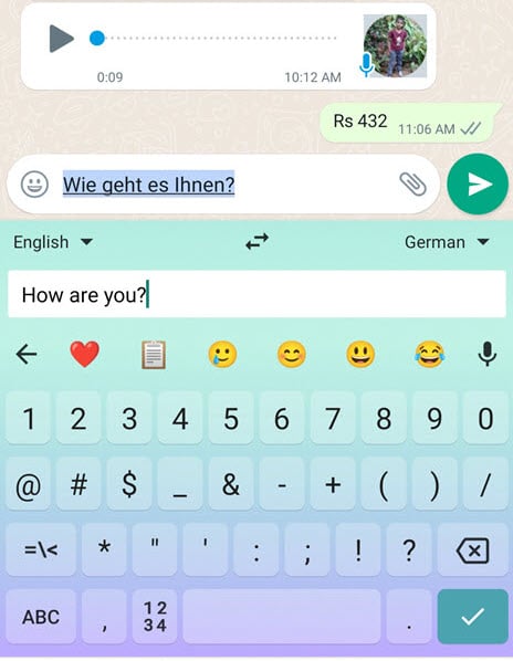 Google Translate on Gboard