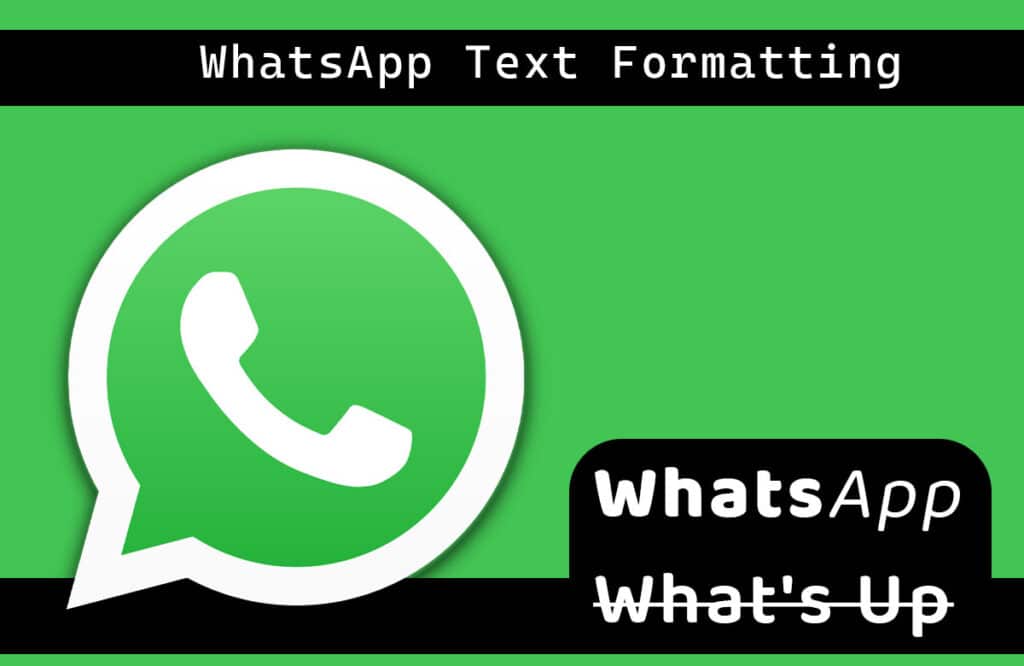 How to format text in whatsapp