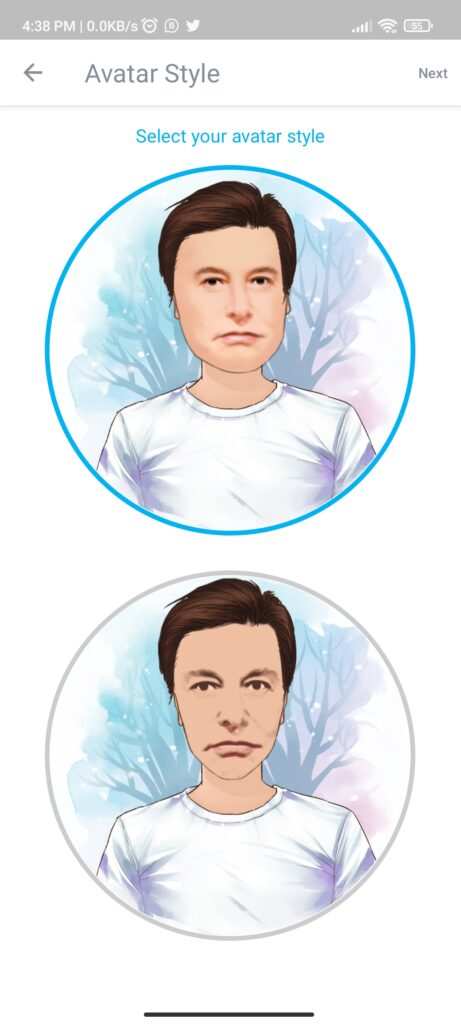 MojiPop characture app