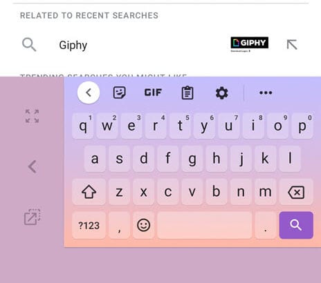 Gboard one handed mode