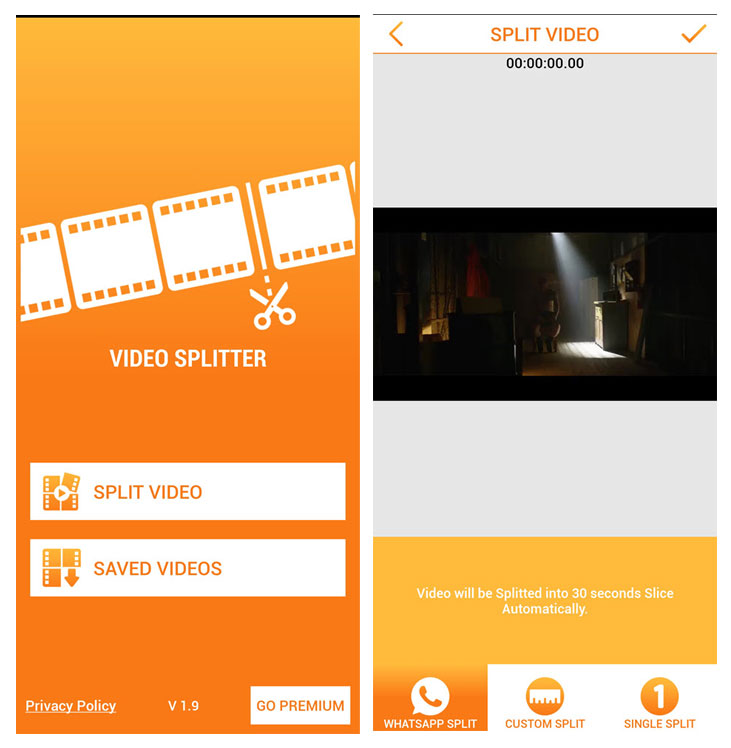 Free Video Splitter App to Cut Videos For WhatsApp Status