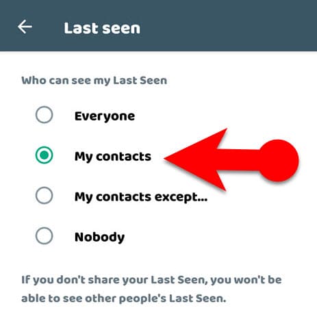 How to Hide Your WhatsApp Last Seen From strangers.