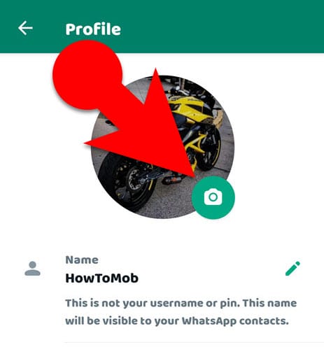 How to change your personal profile photo on WhatsApp