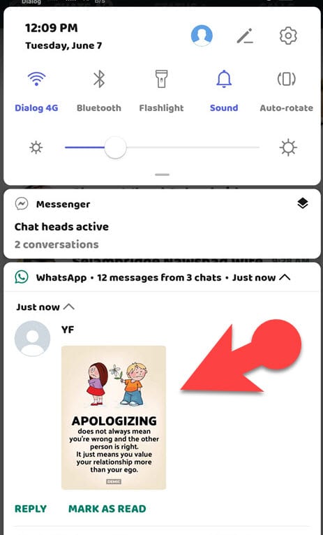 View WhatsApp Chats Directly From WhatsApp Notification