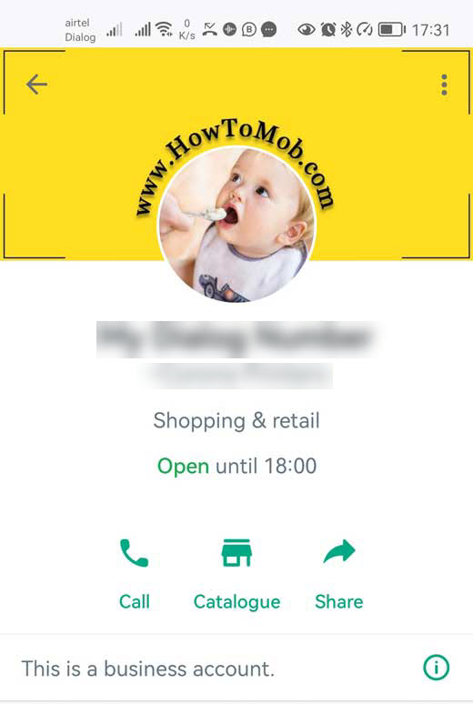 WhatsApp Business cover photo