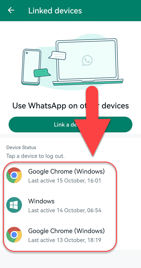 Linked Devices on WhatsApp