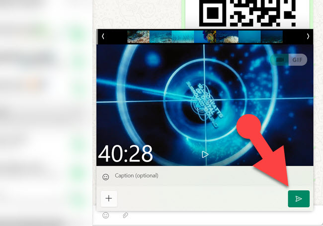 Send Video As a Document in WhatsApp