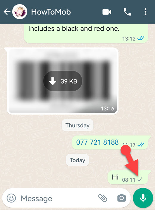 If you send a WhatsApp message to a person who has blocked you, the message will not be delivered.