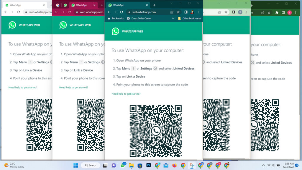 multiple WhatsApp on desktop