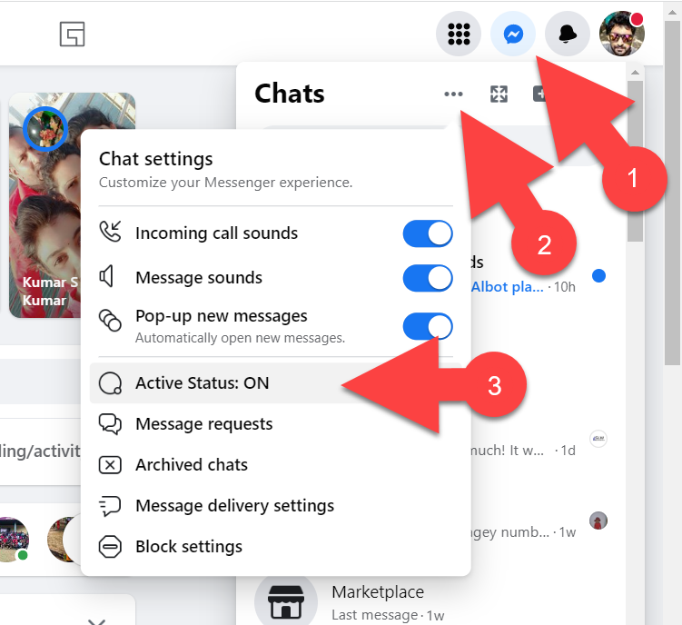 Turn Off Active Status on Facebook